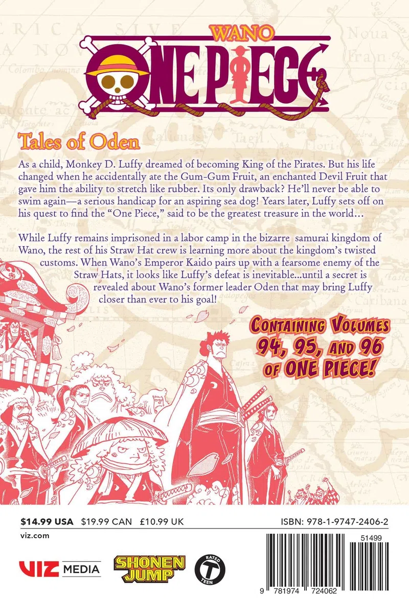 One Piece (Omnibus Edition), Vol. 32: Includes vols. 94, 95 & 96 (ONE PIECE 3IN1 TP, Band 32)