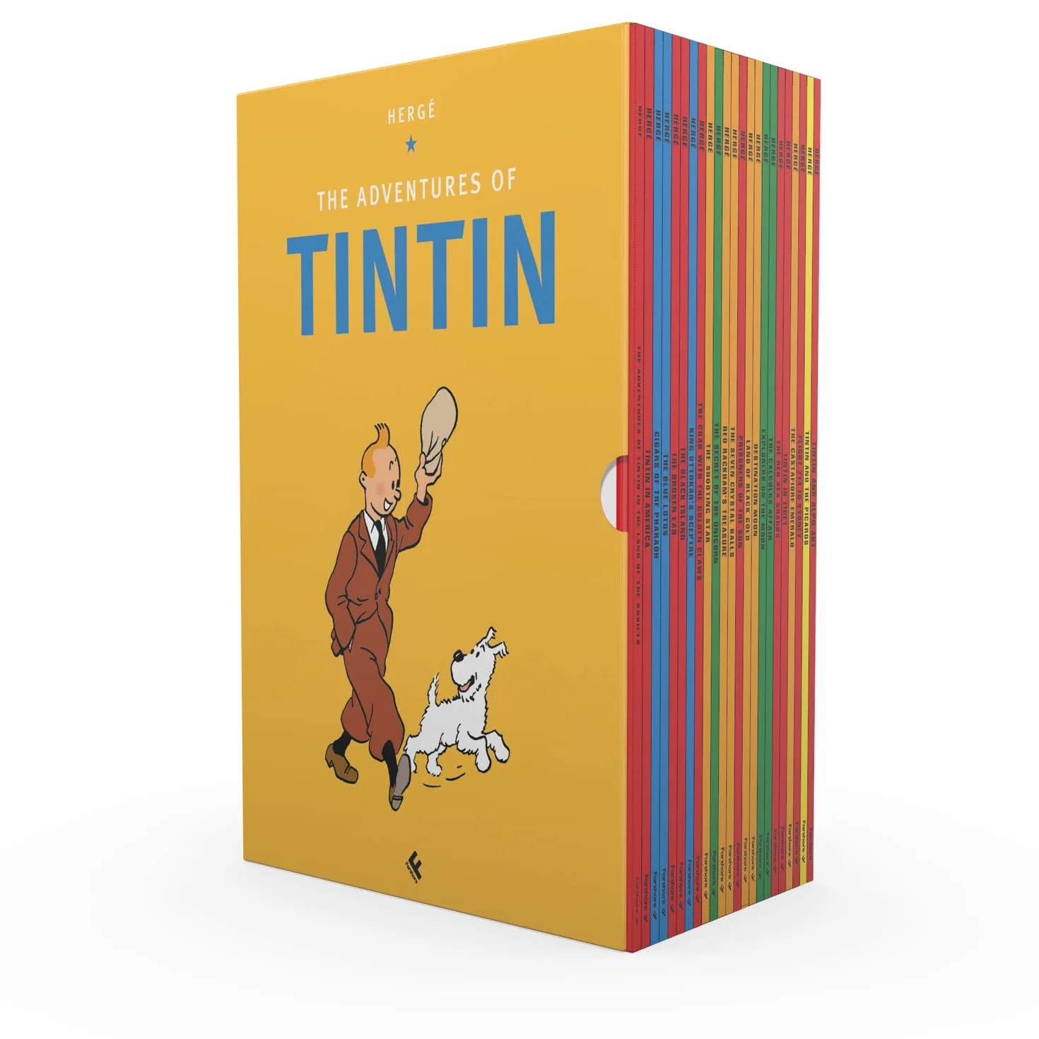 Tintin Paperback Collection: 23 Book Box-Set: The Complete Official Classic Children’s Illustrated Mystery Adventure Series (The Adventures of Tintin)