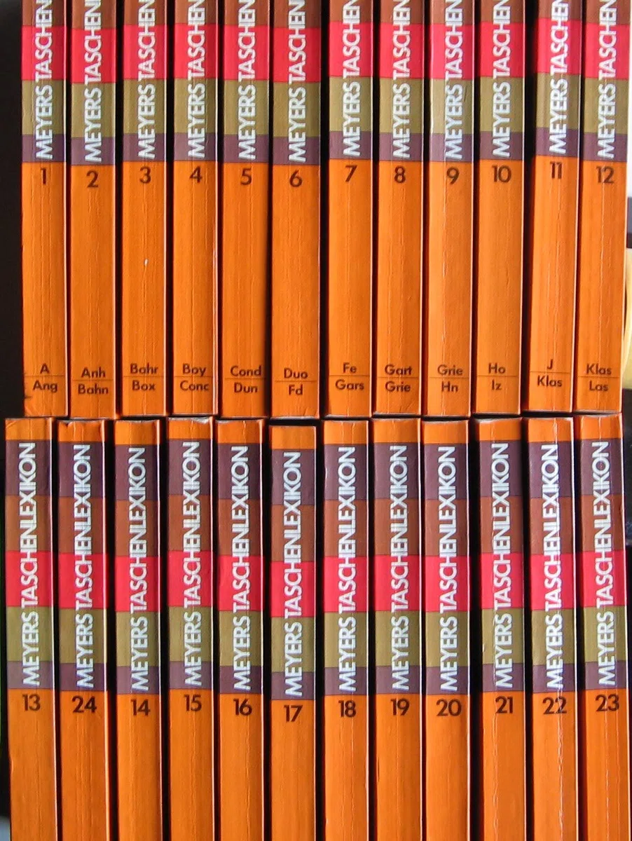 Meyers Großes TaschenLexikon. 24 Bände [Grosses Taschen-Lexikon]