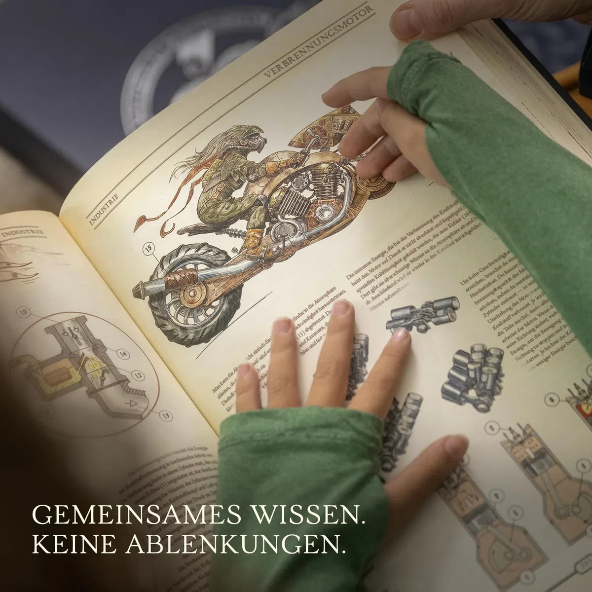 HUNGRY MINDS Deutsch The Book in einer Geschenkbox: Der Ultimative Wegweiser Zum Wiederaufbau einer Zivilisation. Inspirierende Wissenschaftsbücher – Einzigartiges Artefakt – Wissensenzyklopädie.
