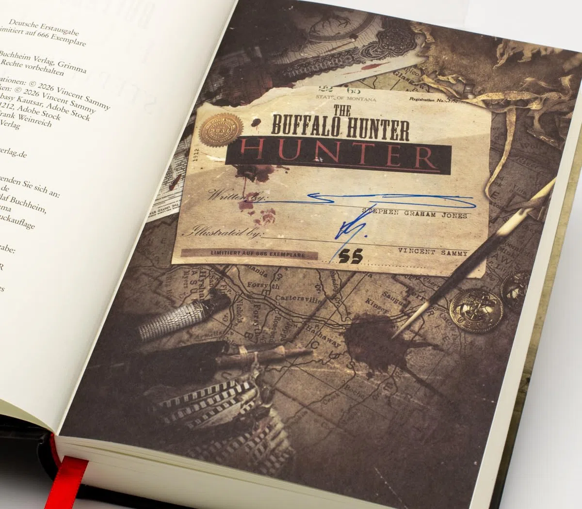 THE BUFFALO HUNTER HUNTER von Stephen Graham Jones - limitierte signierte Vorzugsausgabe