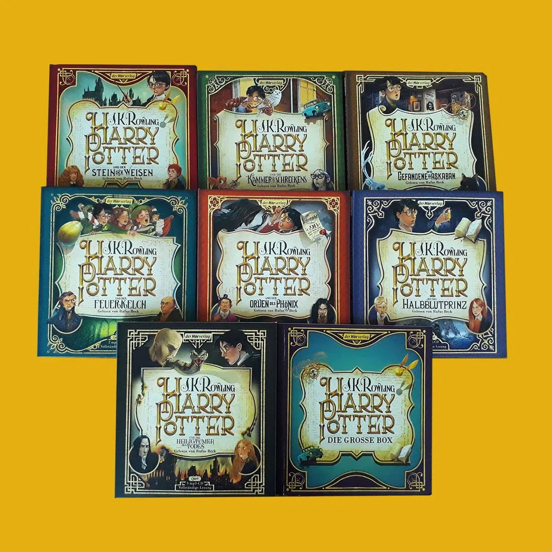 Harry Potter. Die große Box zum Jubiläum. Alle 7 Bände.: Gelesen von Rufus Beck